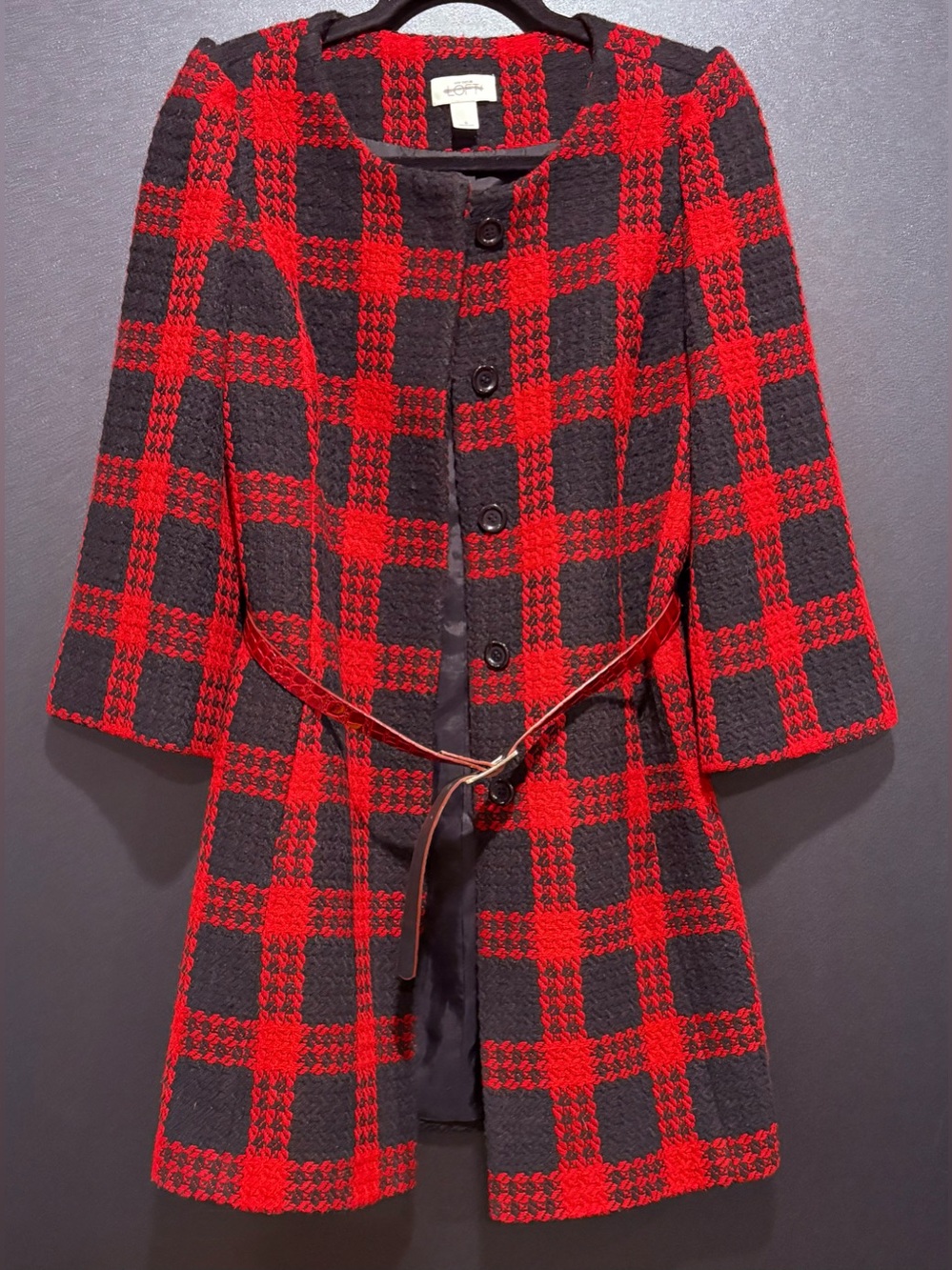 LOFT Ann Taylor Wool Blend Belted Coat